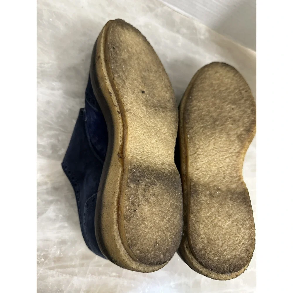 Etro Mens Blue Suede Double Monk Strap Shoes UK 41 US 8.5